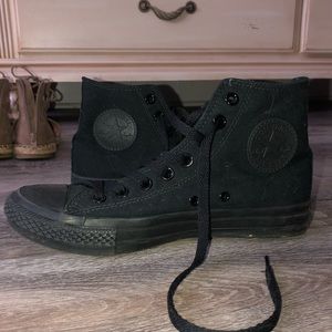 All black converse